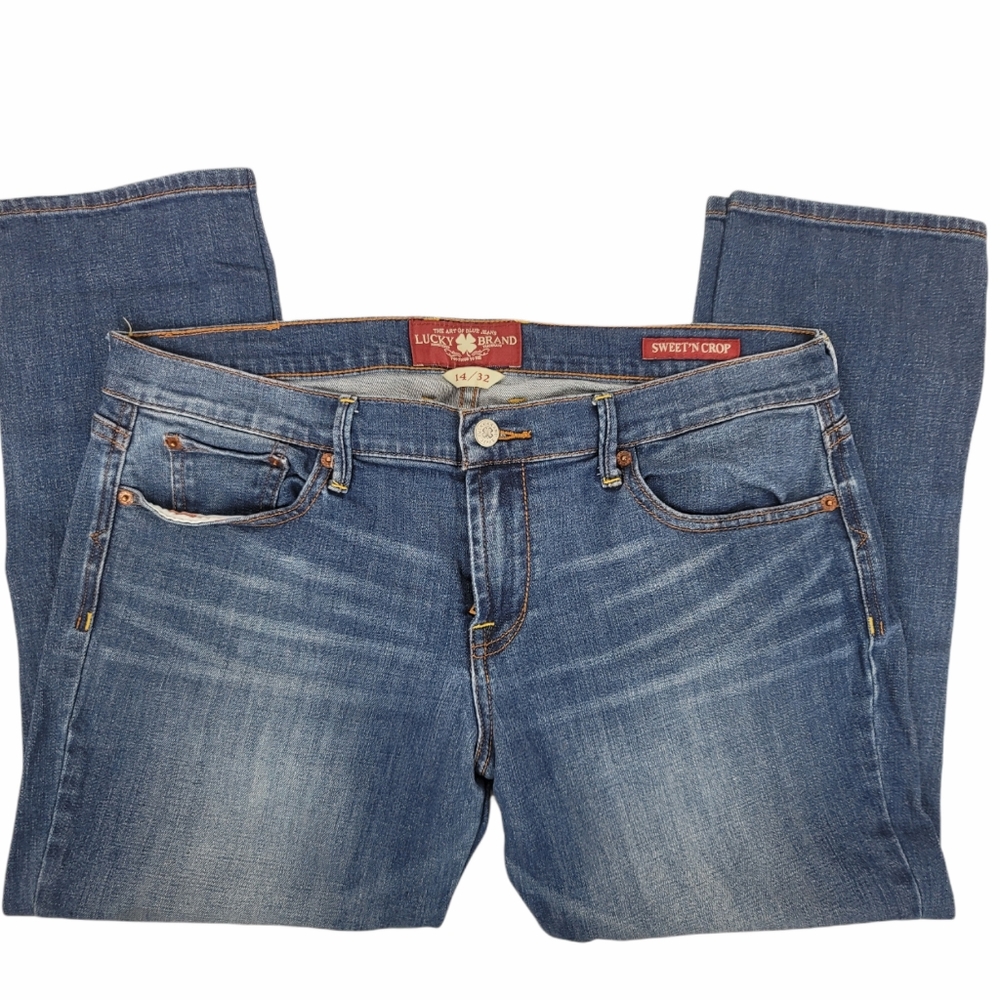 Lucky Brand Sweet N Crop Ankle Jeans Sz 14